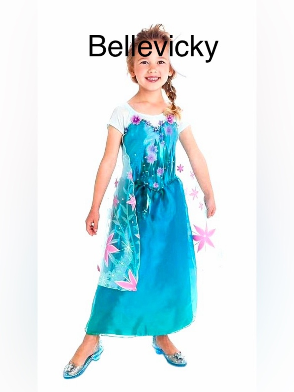 Disney Store Exclusive Frozen Fever Costume Rare/Sold Out size 9/10